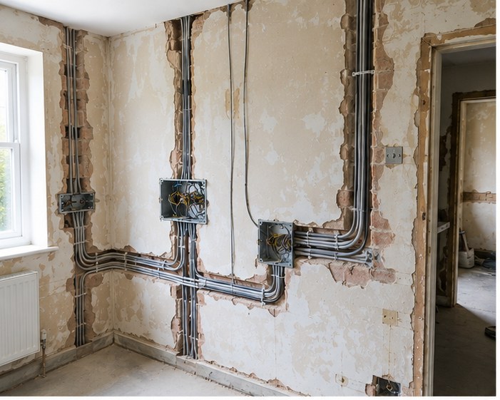 Electrical Rewiring in Wheathampstead by JH Electrical 247 Ltd
