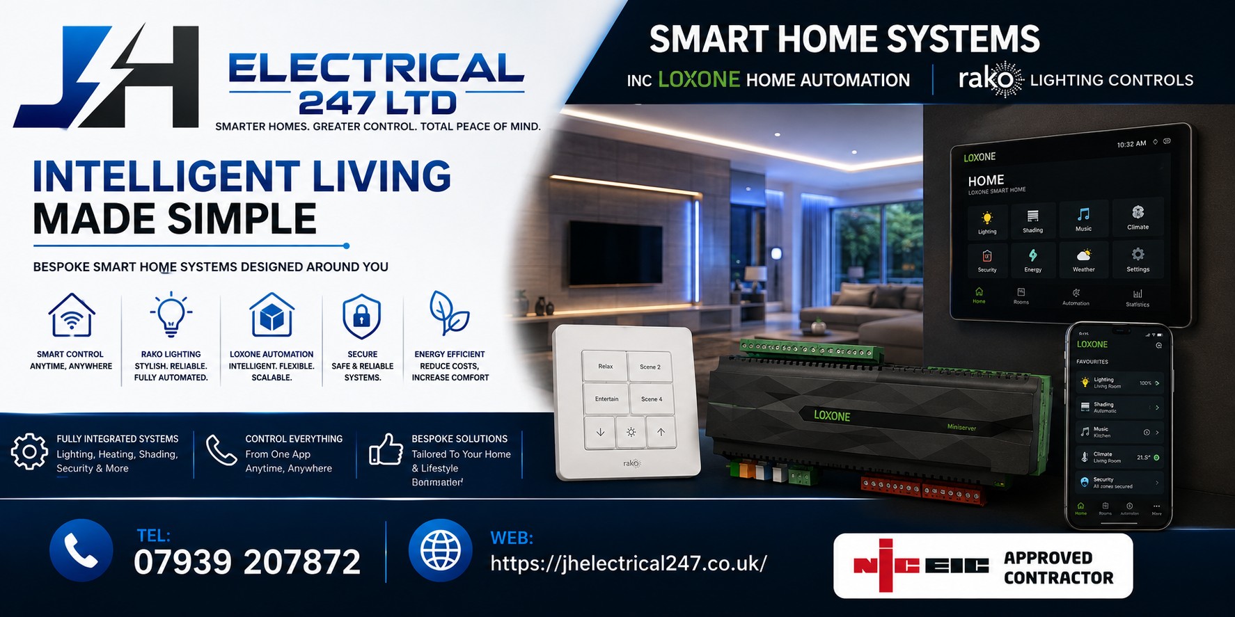Smart Home Systems by JH Electrical 247 Ltd